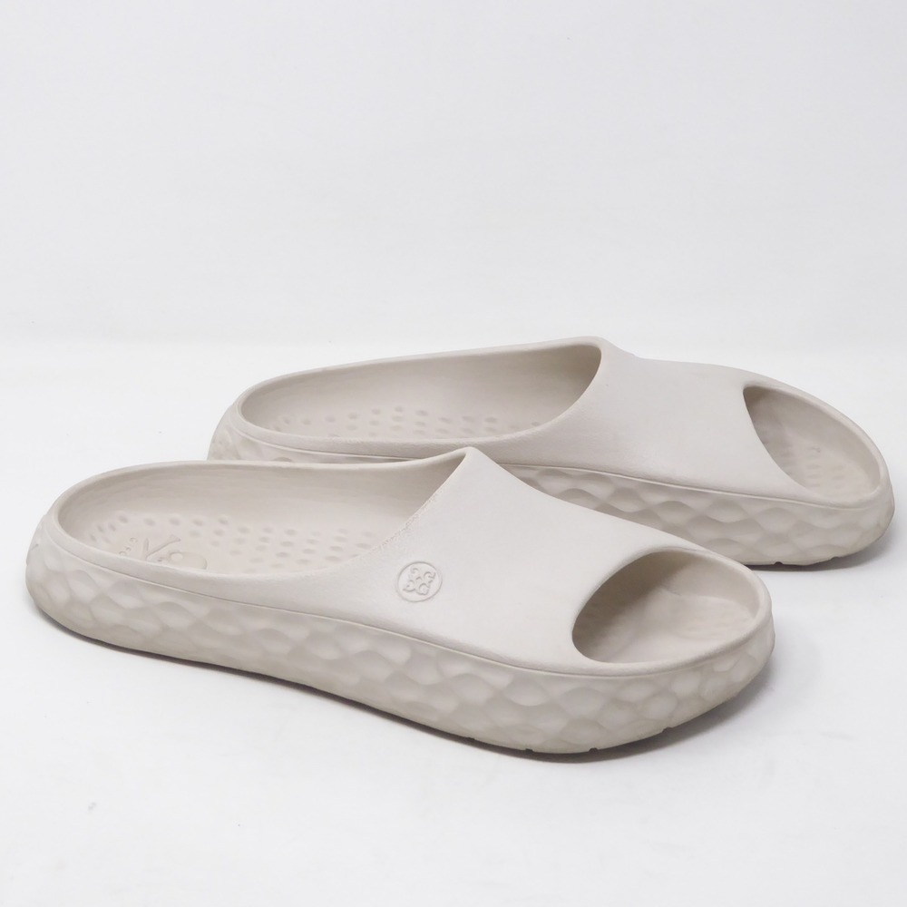 G/FORE Mens Unisex G/Slide Street Sandals Bone Rubber Mens 10 / Womens 12